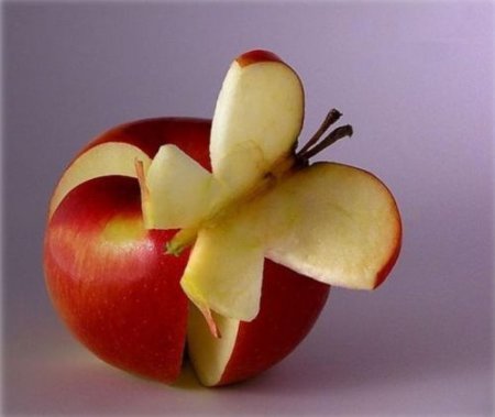 [Bild: Äpple och Fjäril]