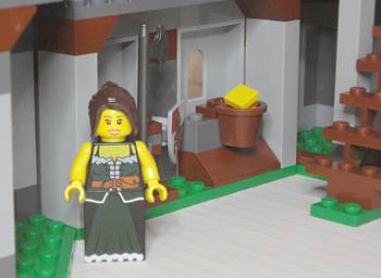 [Bild: LEGO-kalender (7952) Kingdoms nr16 placeras i borgen (7946)]