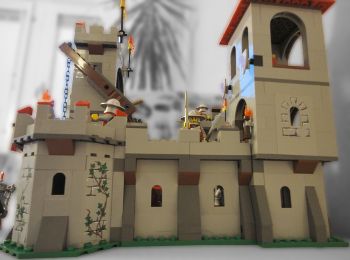 [Bild: LEGO-kalender (7952) Kingdoms nr19 placeras i borgen (7946)]